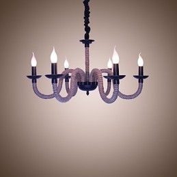 Loft Industriel Vind Vintage Jern Lamper Butikker Lysekrone Reb Lysekrone Lys