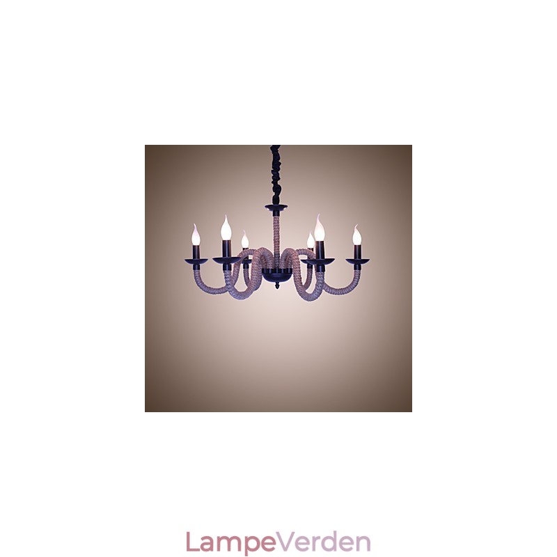 Loft Industriel Vind Vintage Jern Lamper Butikker Lysekrone Reb Lysekrone Lys