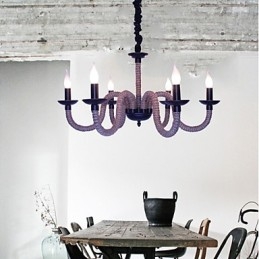 Loft Industriel Vind Vintage Jern Lamper Butikker Lysekrone Reb Lysekrone Lys