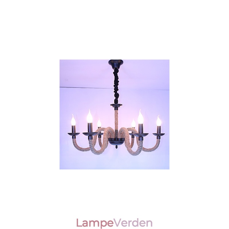 Loft Industriel Vind Vintage Jern Lamper Butikker Lysekrone Reb Lysekrone Lys