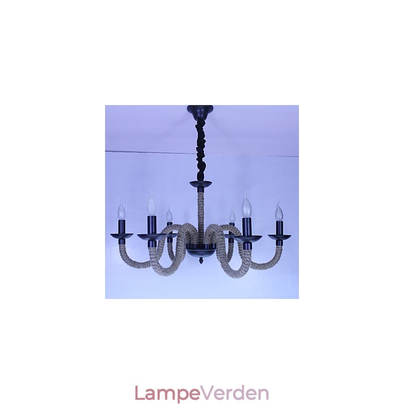 Loft Industriel Vind Vintage Jern Lamper Butikker Lysekrone Reb Lysekrone Lys