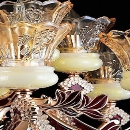 Pendel lys zinklegering funktion til krystal mini stil metal indendørs butikker 15 pærer