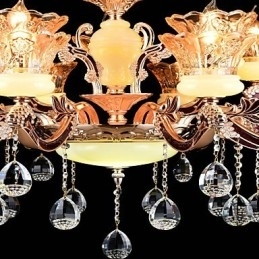 Pendel lys zinklegering funktion til krystal mini stil metal indendørs butikker 15 pærer