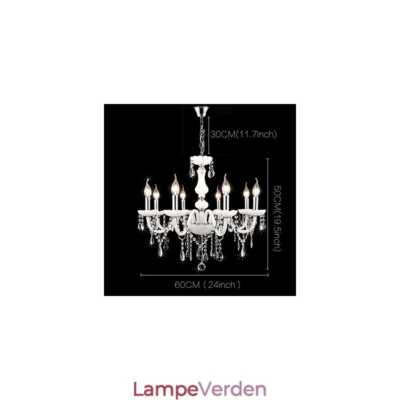 Moderne moderne traditionelle klassiske andre funktioner til Crystal Candle Style glaslysekrone