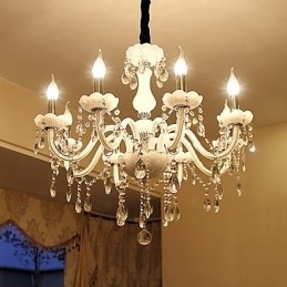 Moderne moderne traditionelle klassiske andre funktioner til Crystal Candle Style glaslysekrone