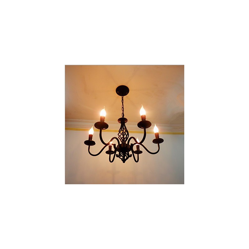 Kunstnerisk Chic & Modern Other Feature for Candle Style Metal Indendørs 6 Pærer Lysekrone
