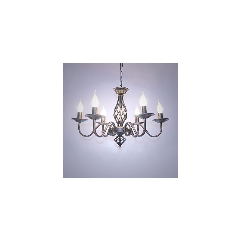 Kunstnerisk Chic & Modern Other Feature for Candle Style Metal Indendørs 6 Pærer Lysekrone