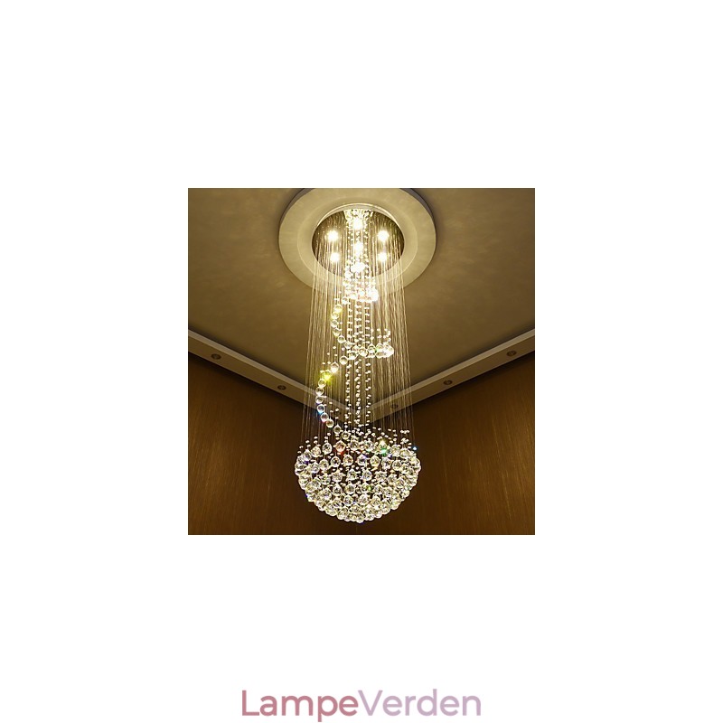 Moderne crystal loftslysekrone lys indendørs pendel lampe Deco belysningsarmaturer