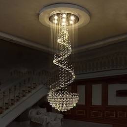 Moderne crystal loftslysekrone lys indendørs pendel lampe Deco belysningsarmaturer