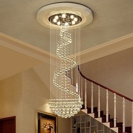 Moderne crystal loftslysekrone lys indendørs pendel lampe Deco belysningsarmaturer