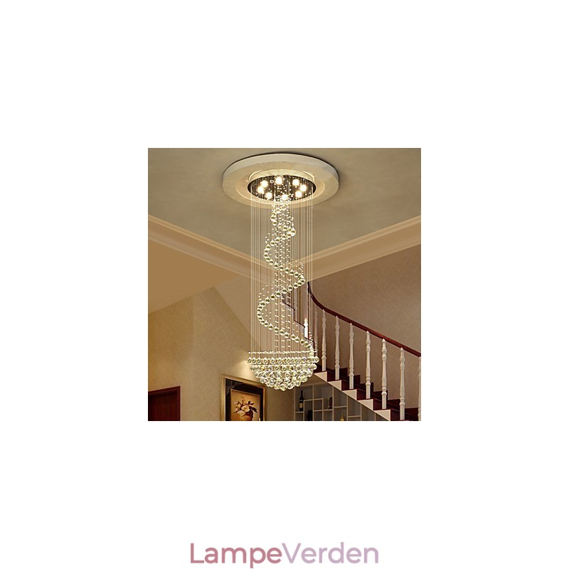 Moderne crystal loftslysekrone lys indendørs pendel lampe Deco belysningsarmaturer