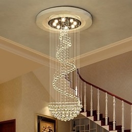 Moderne crystal loftslysekrone lys indendørs pendel lampe Deco belysningsarmaturer
