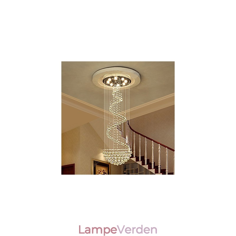 Moderne crystal loftslysekrone lys indendørs pendel lampe Deco belysningsarmaturer