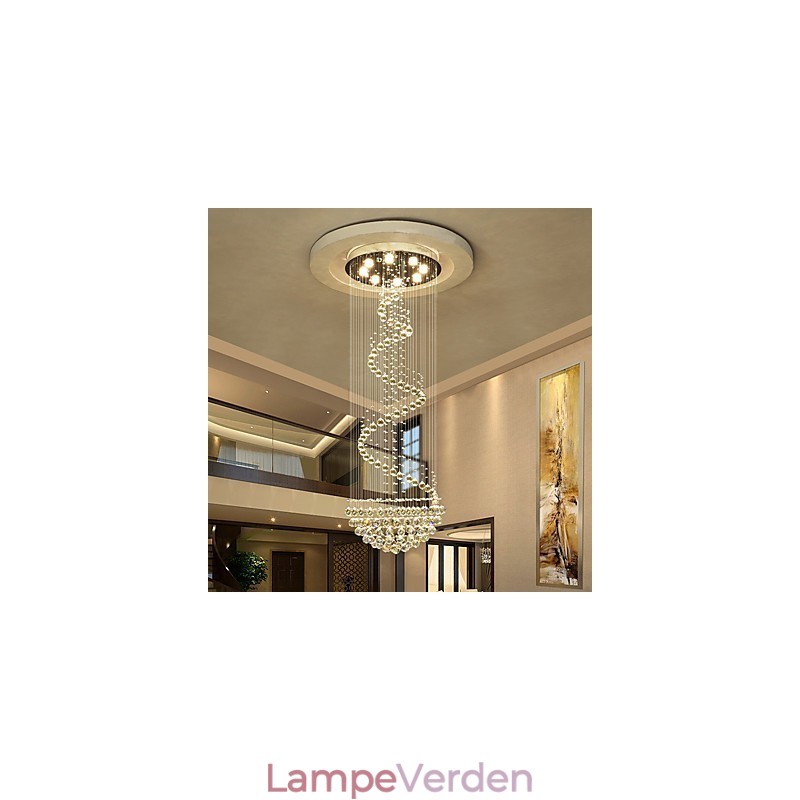 Moderne crystal loftslysekrone lys indendørs pendel lampe Deco belysningsarmaturer