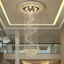 Moderne crystal loftslysekrone lys indendørs pendel lampe Deco belysningsarmaturer