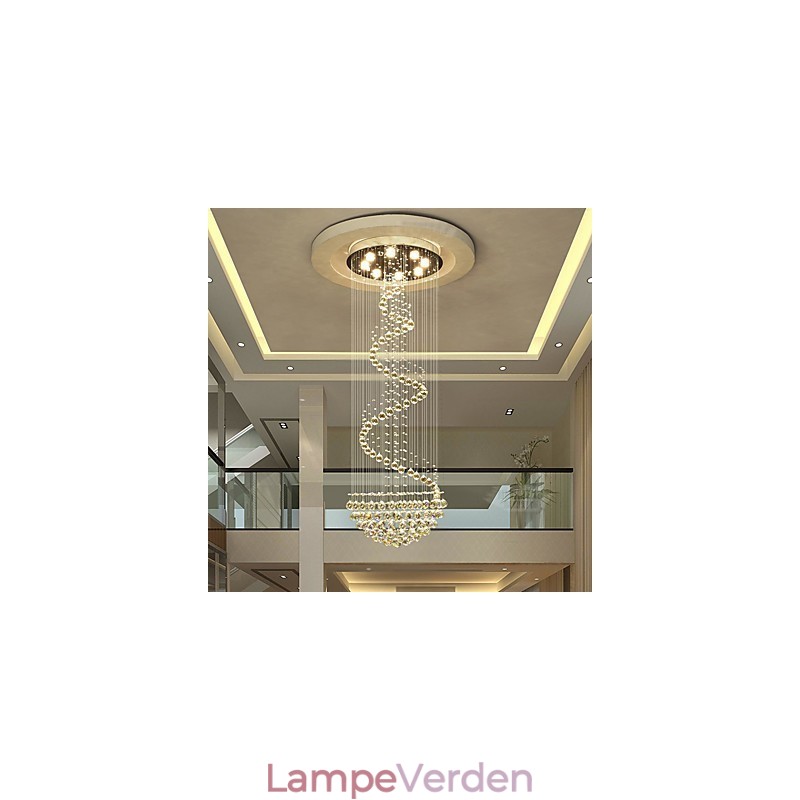 Moderne crystal loftslysekrone lys indendørs pendel lampe Deco belysningsarmaturer