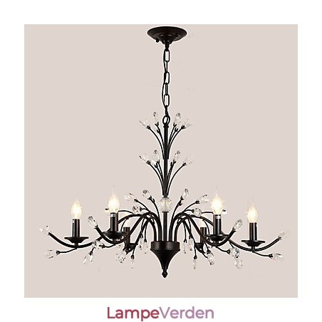 6 lys krystal lysekrone moderne moderne traditionel klassisk vintage retro land maleri funktion 6 lys krystal lysekrone moderne moderne traditionel klassisk vintage retro land maleri funktion