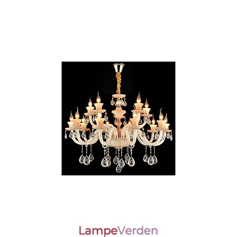 Moderne moderne traditionel klassisk galvaniseret funktion til Crystal Mini Style Metal Spisekrone