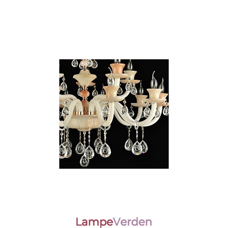 Moderne moderne traditionel klassisk galvaniseret funktion til Crystal Mini Style Metal Spisekrone