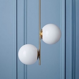 Rustik Lodge maleri funktion for designere Metal indendørs butikker 2 pærer lysekrone