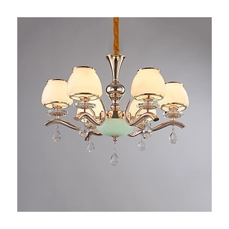 Lysekrone Moderne moderne galvaniseret funktion til krystalmetal Lysekrone Moderne moderne galvaniseret funktion til krystalmetal