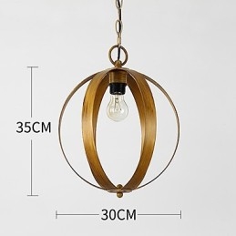 Loft Metal Amerikansk Industriel Stil Maleri Farve Europæisk Lysekrone Lampe Indendørs dekorere Pendel Lampe