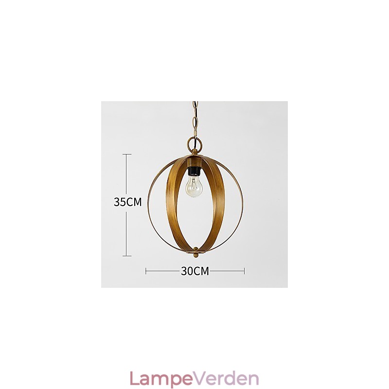 Loft Metal Amerikansk Industriel Stil Maleri Farve Europæisk Lysekrone Lampe Indendørs dekorere Pendel Lampe