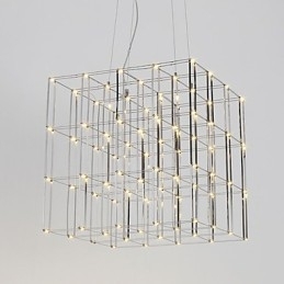 Moderne lysekrone lys rustfrit stål lampe loft belysning