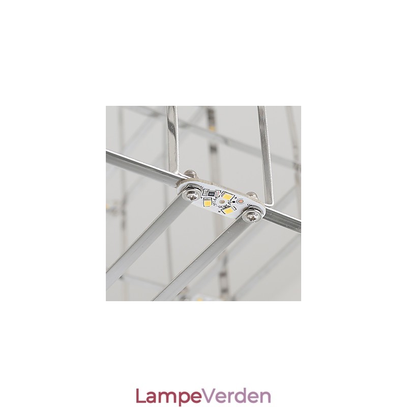 Moderne lysekrone lys rustfrit stål lampe loft belysning