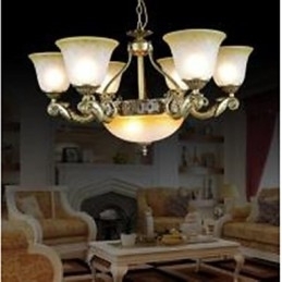 Lysekrone Bronze European Retro Classic