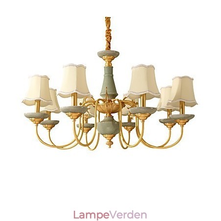 Alle kobber lysekrone Jade dekorative lysekrone KP8 Alle kobber lysekrone Jade dekorative lysekrone KP8