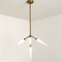 5 lyse mini stil personlig moderne moderne lysekrone