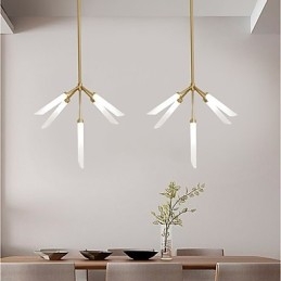 5 lyse mini stil personlig moderne moderne lysekrone