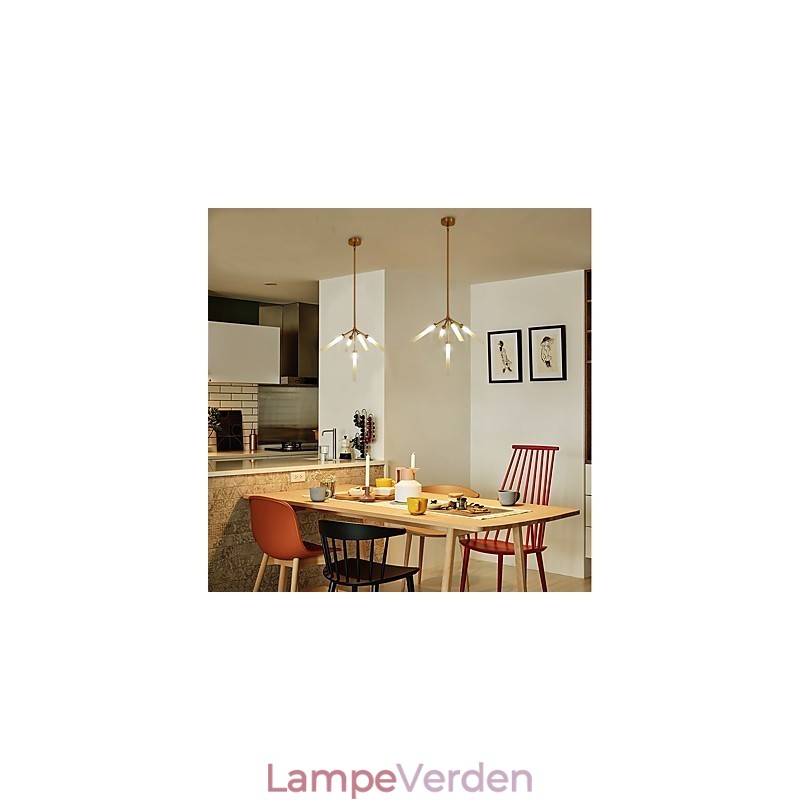 5 lyse mini stil personlig moderne moderne lysekrone
