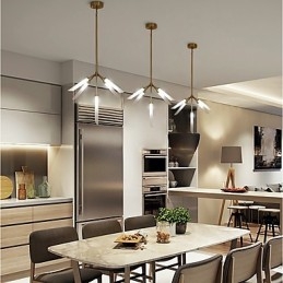5 lyse mini stil personlig moderne moderne lysekrone