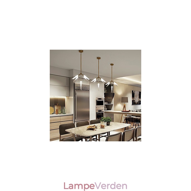 5 lyse mini stil personlig moderne moderne lysekrone