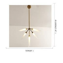 5 lyse mini stil personlig moderne moderne lysekrone