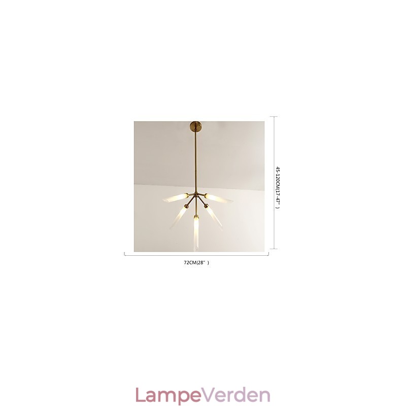 5 lyse mini stil personlig moderne moderne lysekrone