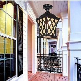 Landdistrikter Lampe Amerikansk Have Terrassedør Udendørs Vandtæt Grape Droplight