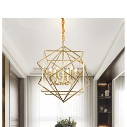 Lanterne messing funktion til designere metal lysekrone