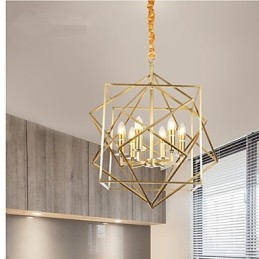 Lanterne messing funktion til designere metal lysekrone