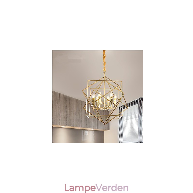 Lanterne messing funktion til designere metal lysekrone