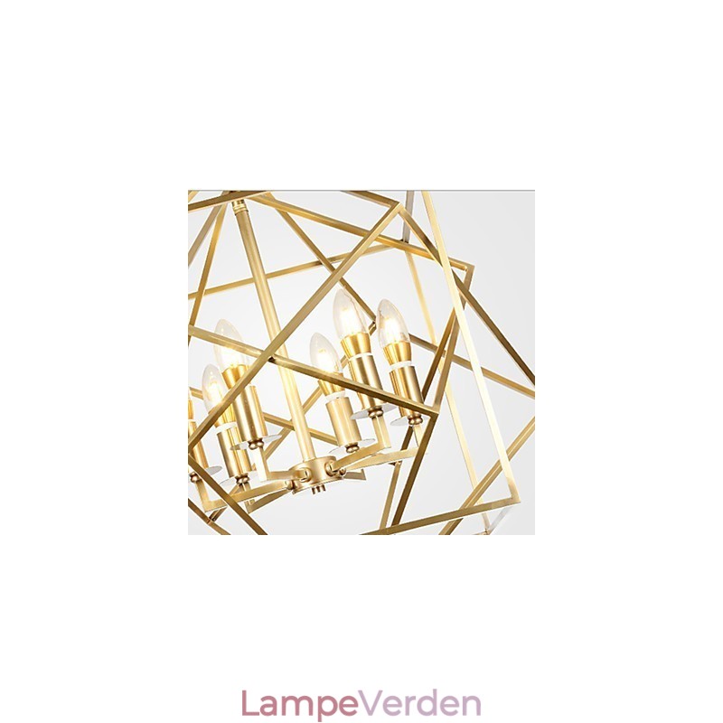 Lanterne messing funktion til designere metal lysekrone