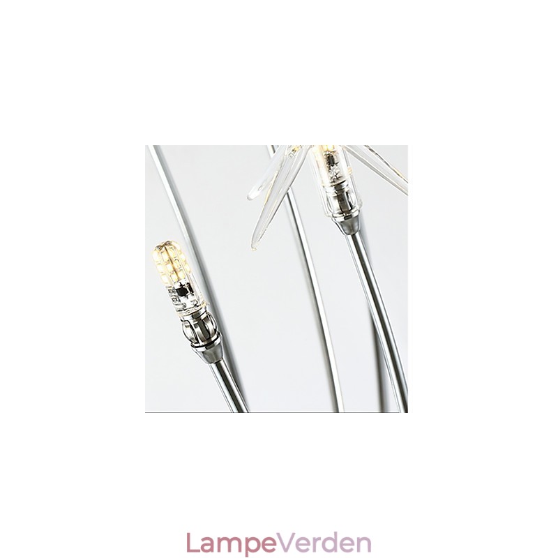 Moderne moderne Chrome-funktion til designere i ministil, Metal Børnelysekrone