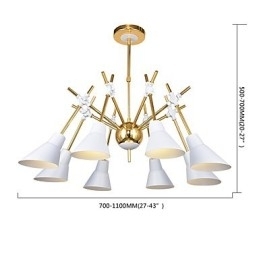 Personlig justerbar retning Art Lysekrone Lampe Lysekrone N
