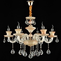 Traditionel klassisk galvaniseret funktion til Crystal Mini Style Metal lysekrone