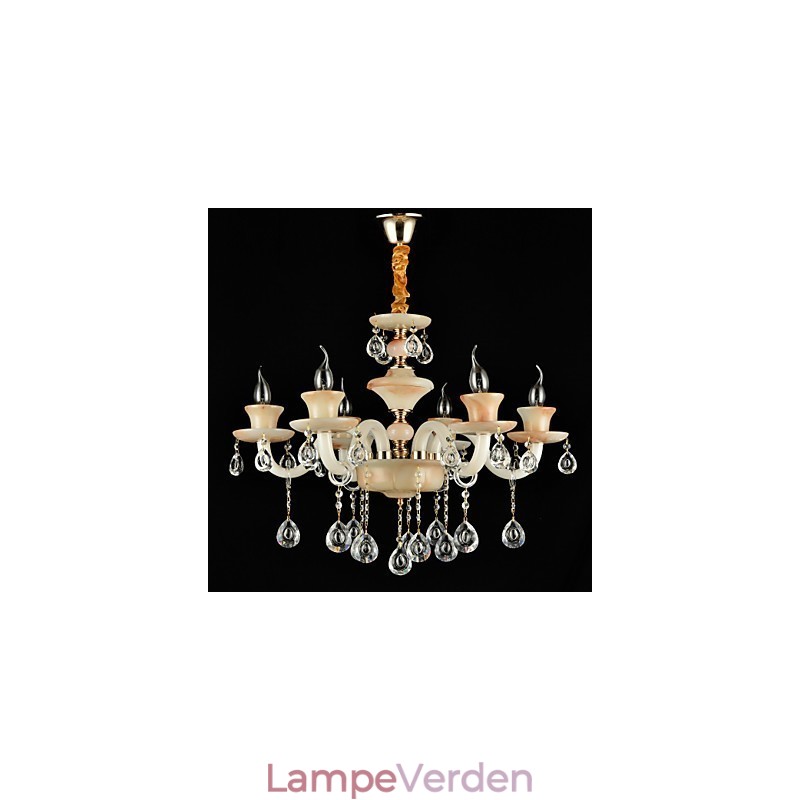 Traditionel klassisk galvaniseret funktion til Crystal Mini Style Metal lysekrone