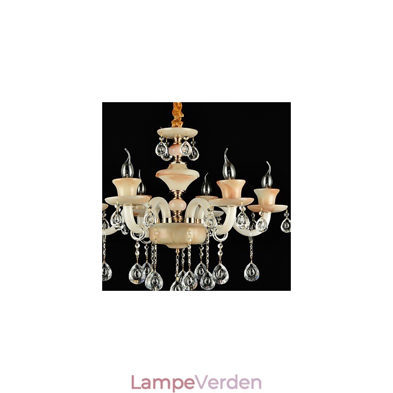 Traditionel klassisk galvaniseret funktion til Crystal Mini Style Metal lysekrone
