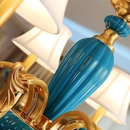 Alle kobber lysekrone Jade dekorative lysekrone KP