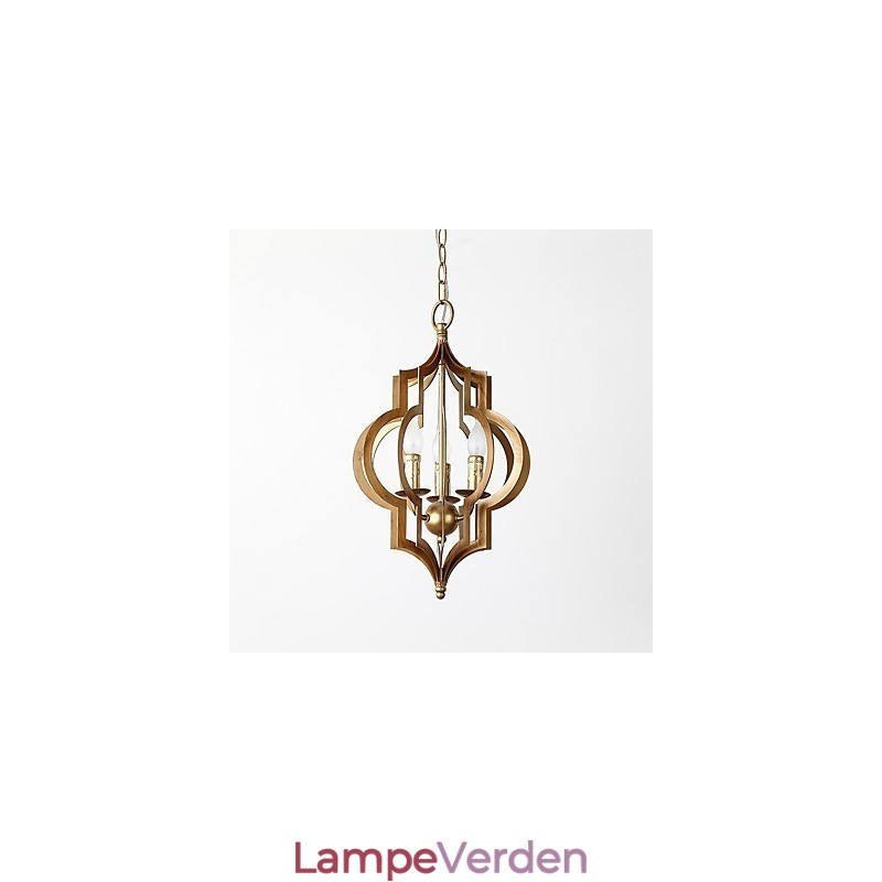 Vintage Metal Amercian Industriel Loft Maleri Farve Europæisk lysekrone Lampe Indendørs dekorere Pendel Lampe
